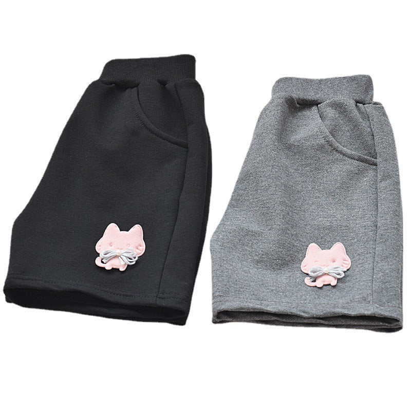 Girls' shorts for outerwear