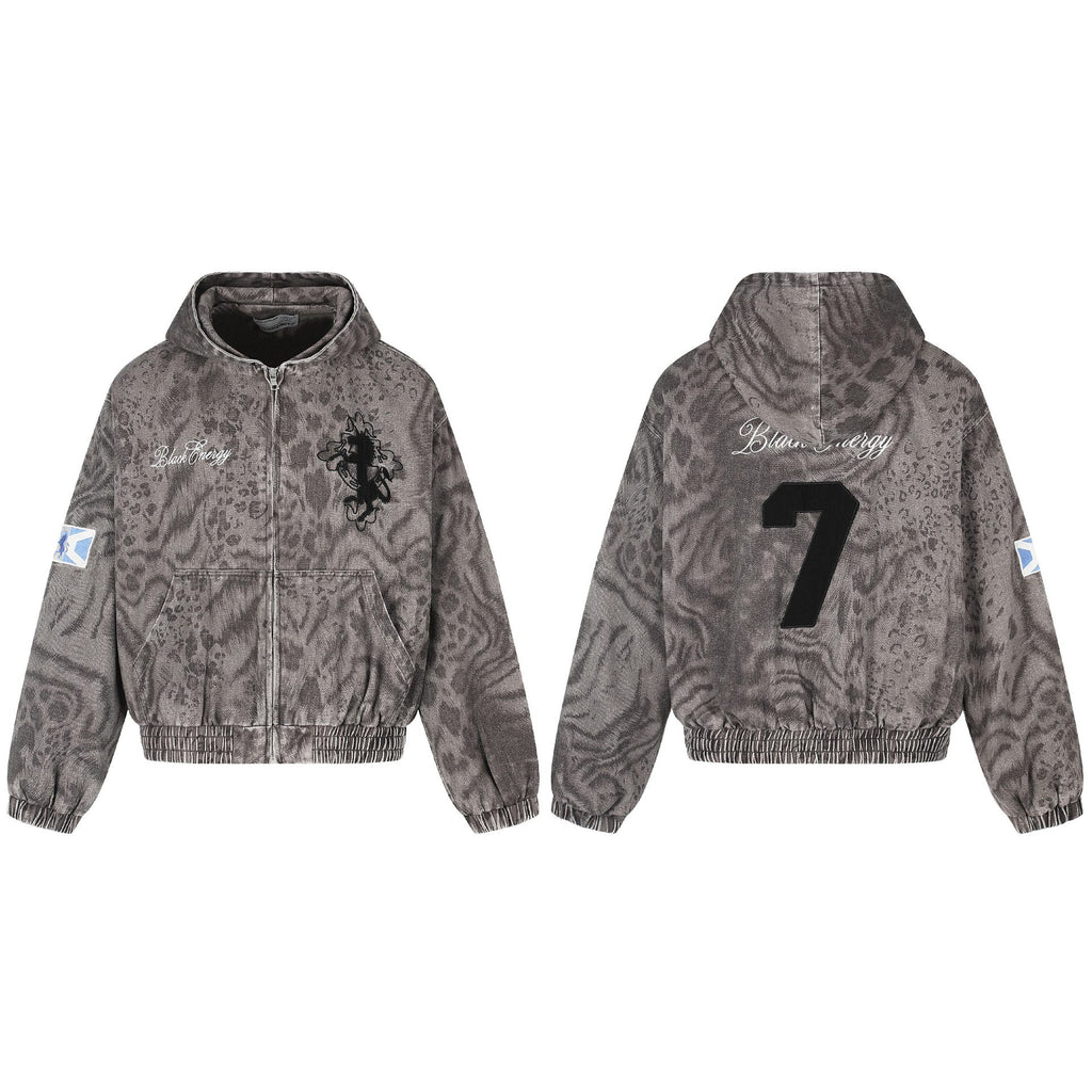Loose Hooded Jacket,  Casual Outerwear