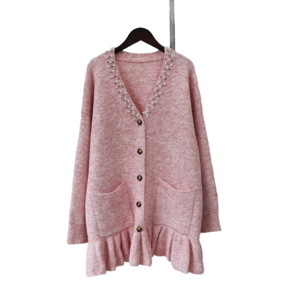 V-Neck Long Sleeve Dress