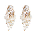 Earnail accessories female pearl water drop earrings versatile ear accessories