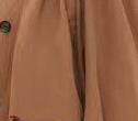 Suede textured pleated outerwear