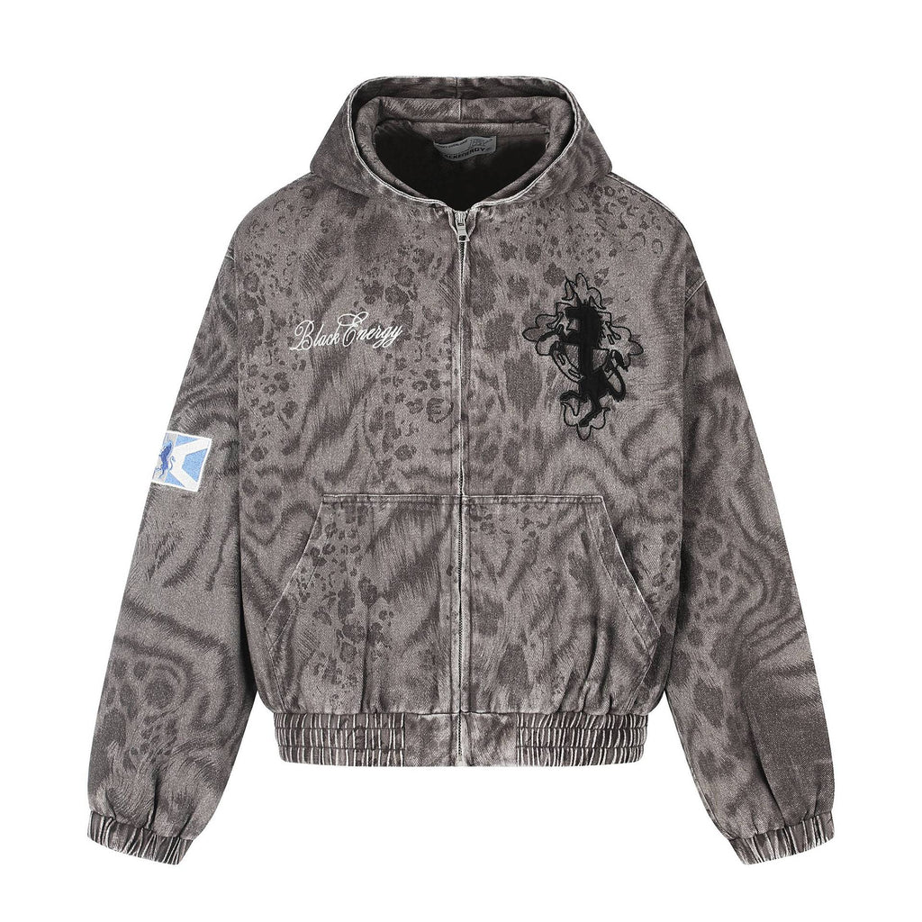 Loose Hooded Jacket,  Casual Outerwear