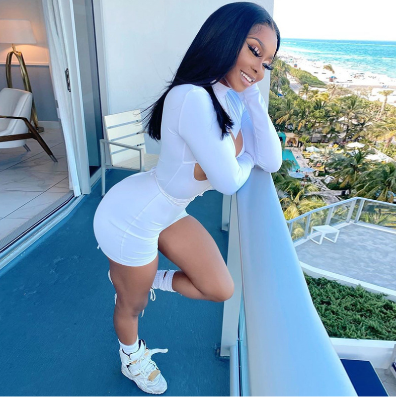 Hollow-Out Bandage Jumpsuit