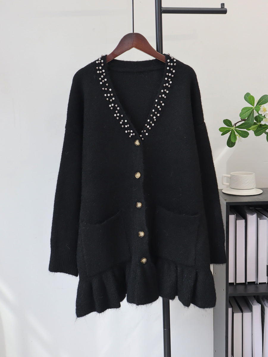 V-Neck Long Sleeve Dress