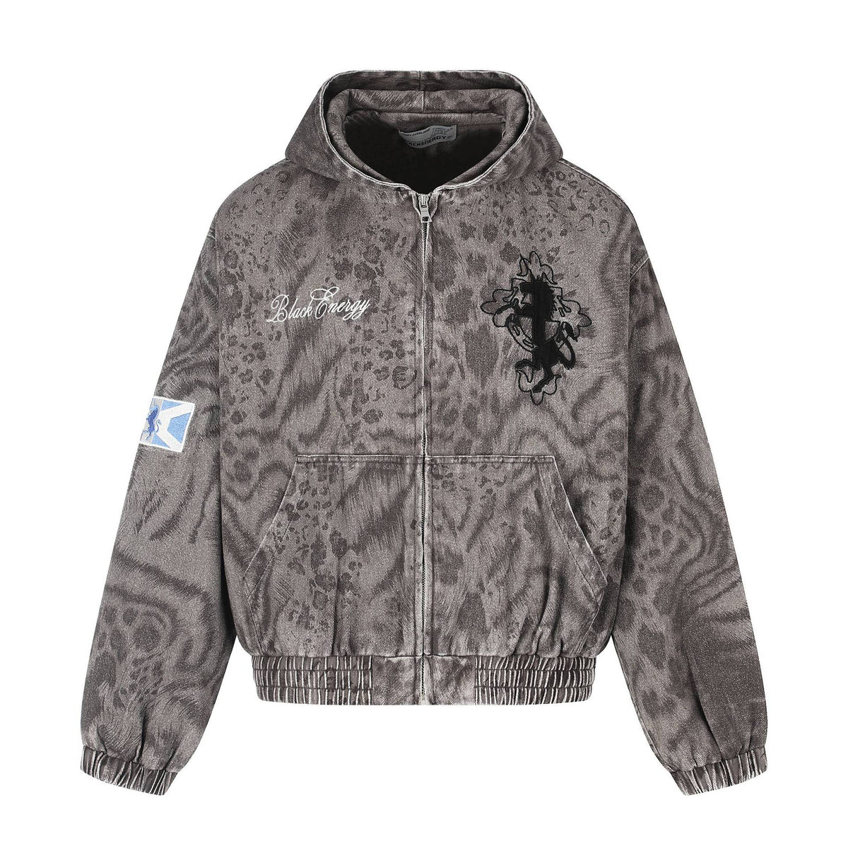 Loose Hooded Jacket,  Casual Outerwear